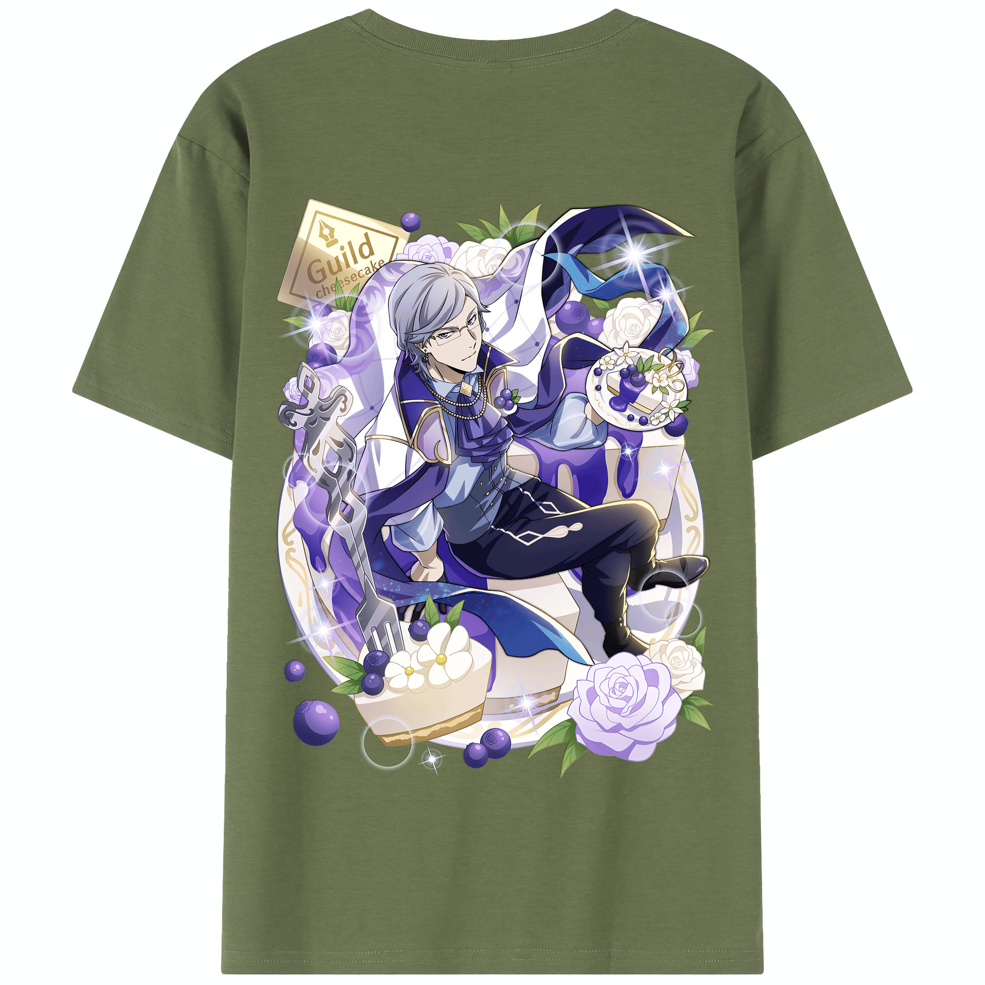 （画像用） 文豪ストレイドッグス Bungo Stray Dogs 綿100％半袖Tシャツ（背面プリント）